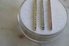 Load image into Gallery viewer, 14K Yellow Gold Diamond Bar Necklace